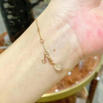 [Luna Brilliance]JEUX DE BRACELET MOP PINK GOLD DIAMONDS