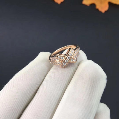 [Luna Brilliance]JEUX DE RING PINK GOLD DIAMOND