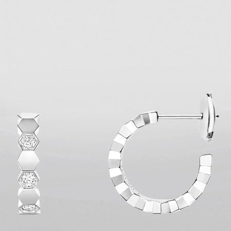 [Luna Brilliance]Hollow Design Four-Leaf Clover Flower Shape Ring