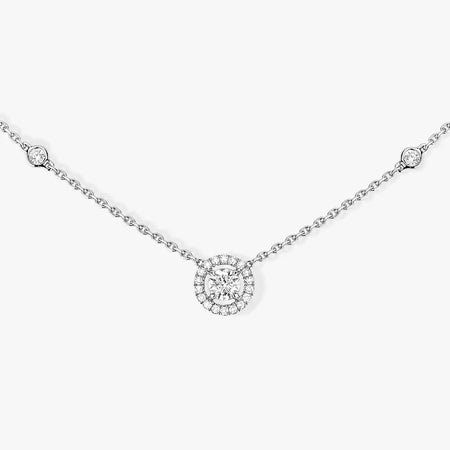 [Luna Brilliance]Diamond Necklace 0,20ct Brilliant Shape Joy