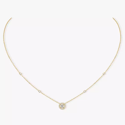 [Luna Brilliance]Diamond Necklace 0,20ct Brilliant Shape Joy