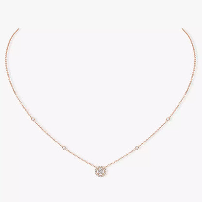 [Luna Brilliance]Diamond Necklace 0,20ct Brilliant Shape Joy