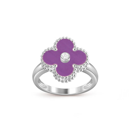 [Luna Brilliance]CLOVER SILVER DIOMND RING COLLECTION