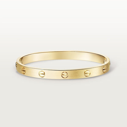 [Luna Brilliance] Clover & Love & Juste 3-Piece Gold Bracelet Stack Set