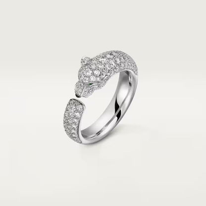 [Luna Brilliance] PANTHERE FULL DIAMOND SMALL RING