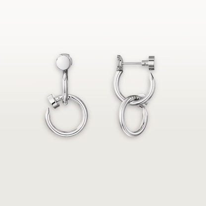 [Luna Brilliance] JUSTE NO DIAMOND DOUBLE EARRINGS