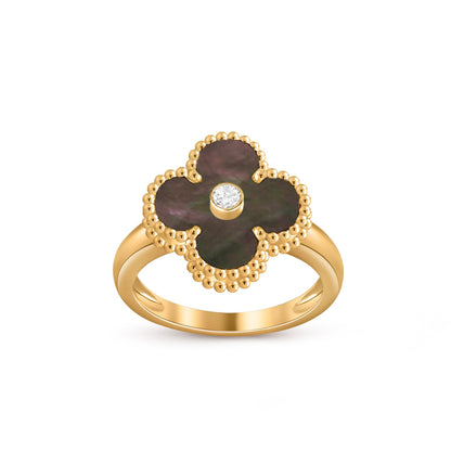 [Luna Brilliance]CLOVER DIAMOND RING GOLD COLLECTION
