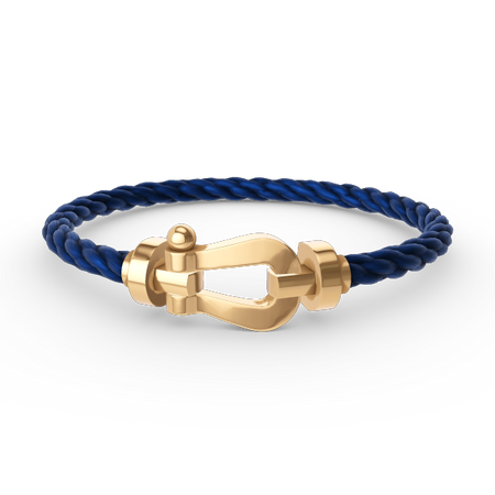 [Luna Brilliance]Force Horseshoe & Clover 5 Motifs Bracelet Stack Set