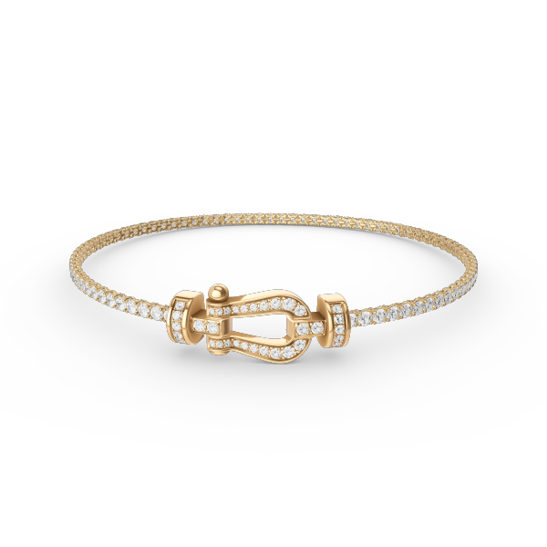 [Luna Brilliance]FORCE  HORSESHOE  DIAMOND TENNIS BRACELET