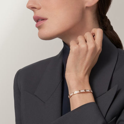 [Luna Brilliance] LOVE BRACELET 4.8MM DIAMOND-PAVED