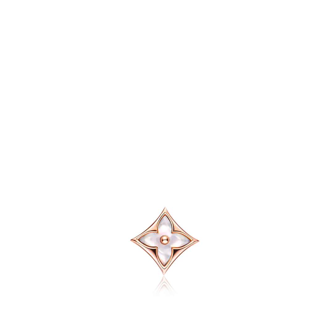 [Luna Brilliance]STAR MOP PINK GOLD EARRINGS
