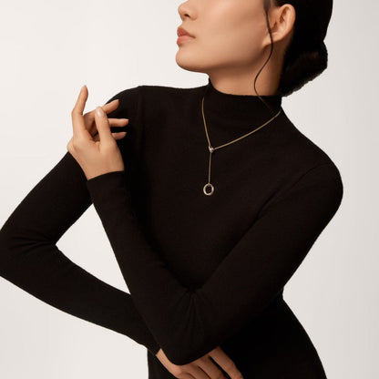 [Luna Brilliance] TRINITY DIAMONDS NECKLACE