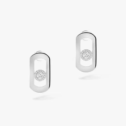 [Luna Brilliance]So Move Diamond Earrings in Yellow Gold