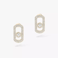 [Luna Brilliance]So Move Pave_-Set Diamond Earrings in Silver