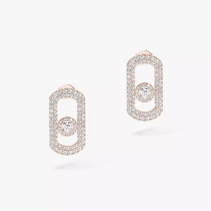 [Luna Brilliance]So Move Pave_-Set Diamond Earrings in Silver