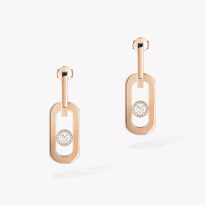 [Luna Brilliance]So Move XL Diamond Pendant Earrings