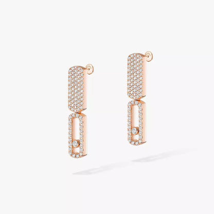 [Luna Brilliance]Imperial Move SM Diamond Earrings