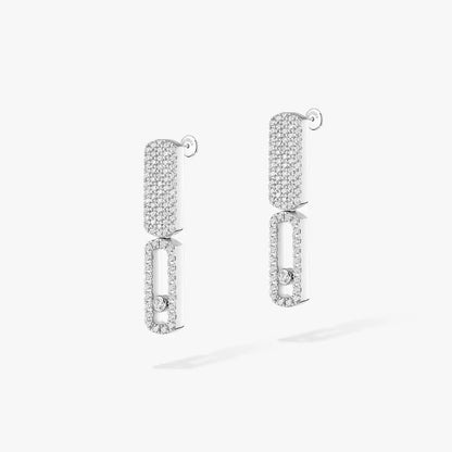 [Luna Brilliance]Imperial Move SM Diamond Earrings