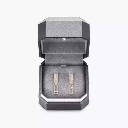 [Luna Brilliance]Imperial Move SM Diamond Earrings