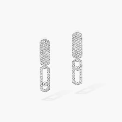 [Luna Brilliance]Imperial Move SM Diamond Earrings