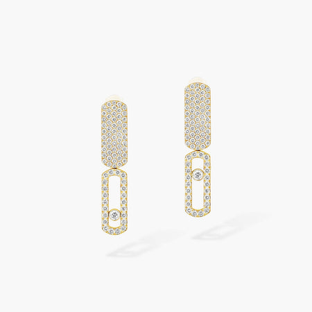 [Luna Brilliance]Imperial Move SM Diamond Earrings