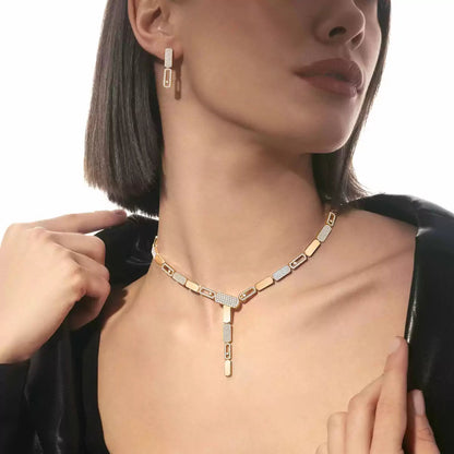 [Luna Brilliance]Imperial Move SM Diamond Earrings