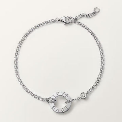 [Luna Brilliance] LOVE BRACELET 2 DIAMOND
