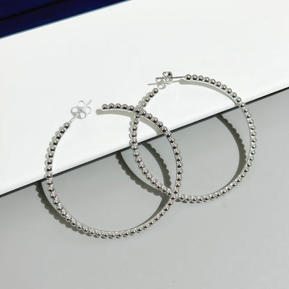 [Luna Brilliance] SMOOTH BEAD STUD EARRINGS