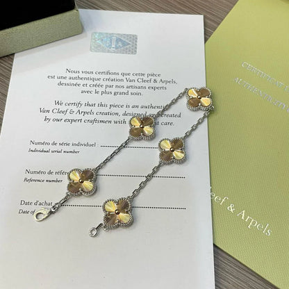 [Luna Brilliance] CLOVER 5 MOTIF LASER BRACELET COLLECTION
