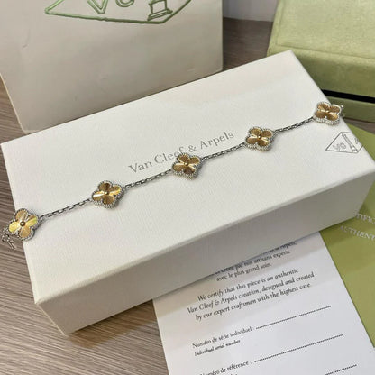 [Luna Brilliance] CLOVER 5 MOTIF LASER BRACELET COLLECTION