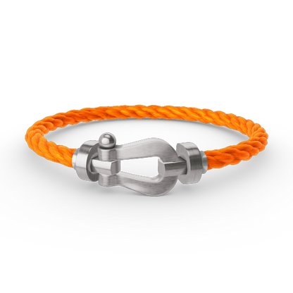 [Luna Brilliance]FORCE LARGE HORSESHOE NO DIAMOND BRACELET SILVER