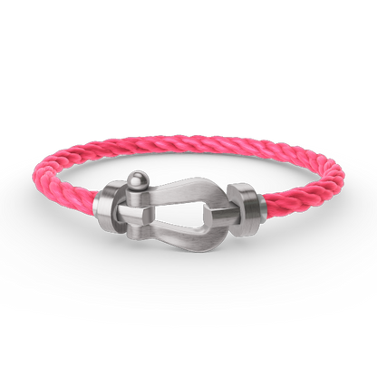 [Luna Brilliance]FORCE LARGE HORSESHOE NO DIAMOND BRACELET SILVER