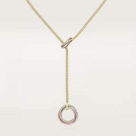 [Luna Brilliance] TRINITY DIAMONDS NECKLACE