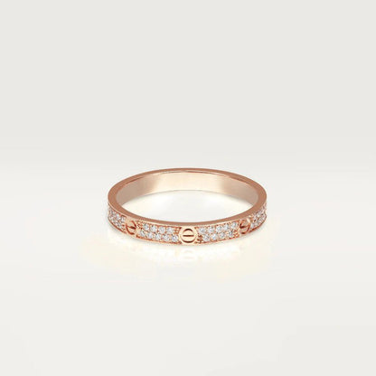 [Luna Brilliance]LOVE RING 2.65MM DIAMOND